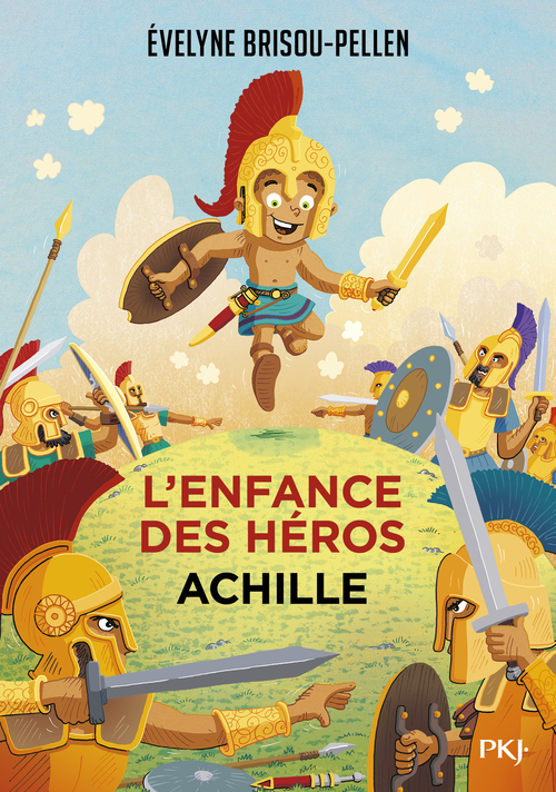 Couverture ebook de L'Enfance des héros - Tome 3 : Achille, de Évelyne Brisou-Pellen