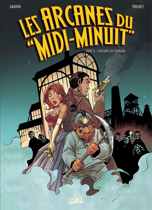 Couverture ebook de Les Arcanes du Midi-Minuit T04 - L'affaire de Oungan, de Christian Gaudin
