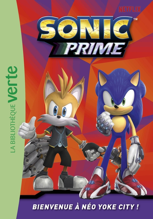 Couverture ebook de Sonic Prime 01 - Bienvenue à Néo Yoke City !, de SEGA