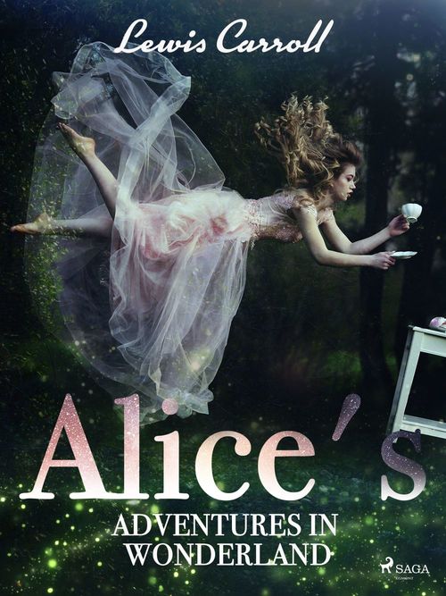 ebook cover of Alice's Adventures in Wonderland , by Lewis Carroll