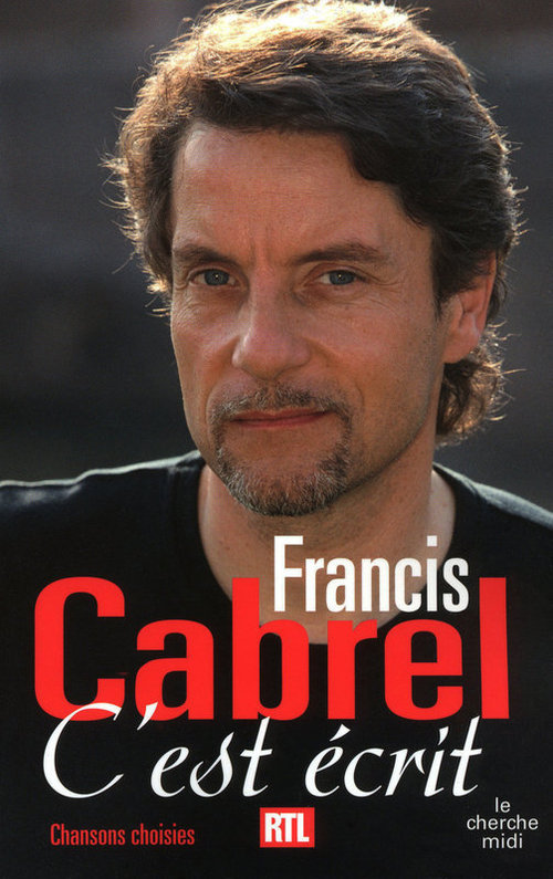 ebook cover of C'est écrit, by Francis Cabrel