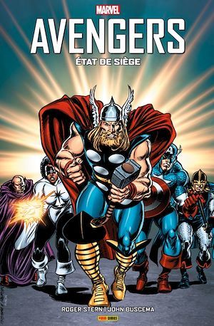 ebook cover of Avengers - État de siège, by Roger Stern, John Buscema
