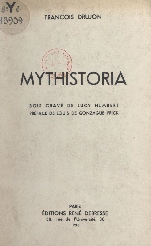Couverture ebook de Mythistoria, de Francois Drujon
