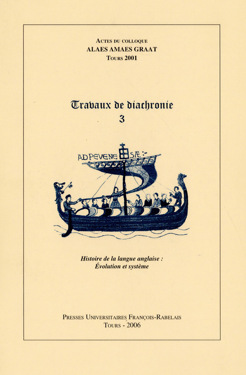 Couverture ebook de Travaux de Diachronie 3, de