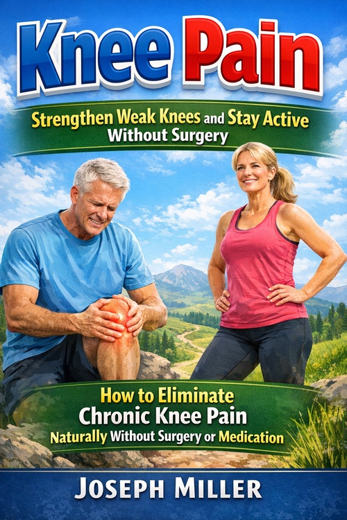 ebook cover of Knee Pain: Strengthen Weak Knees and Stay Active Without Surgery, by Joseph Miller