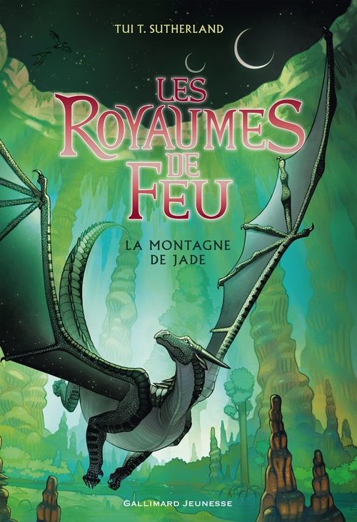 ebook cover of Les Royaumes de Feu (Tome 6) - La montagne de Jade, by Tui T. Sutherland