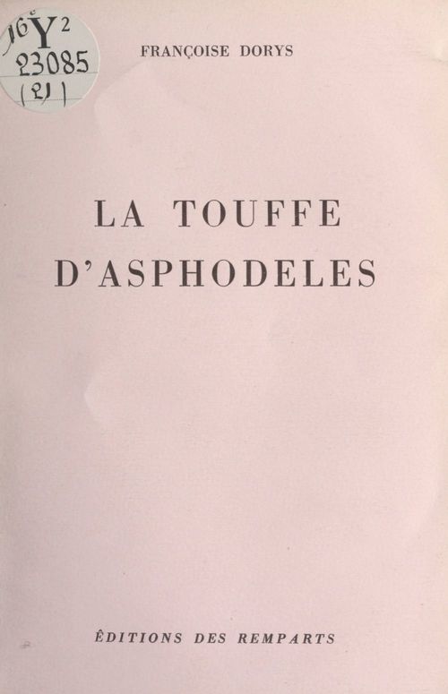 Couverture ebook de La touffe d'asphodèles, de Francoise Dorys