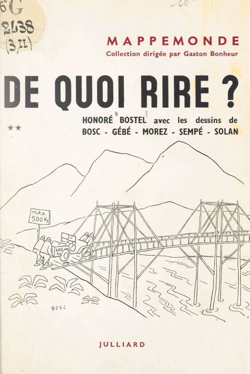 ebook cover of De quoi rire ? (2), by Honore Bostel