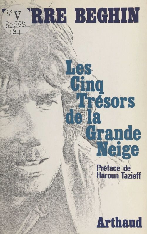 Couverture ebook de Les cinq trésors de la grande neige, de Pierre Beghin
