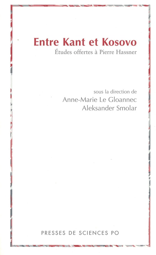 ebook cover of Entre Kant et Kosovo, by Anne-marie Le gloannec, Aleksander Smolar