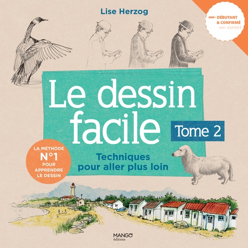 Couverture ebook de Le dessin facile (Tome 2), de Lise Herzog