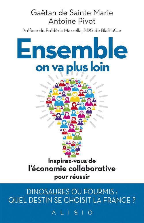 Couverture ebook de Ensemble, on va plus loin : Inspirez-vous de l'économie collaborative pour réussir, de Gaëtan de Sainte marie