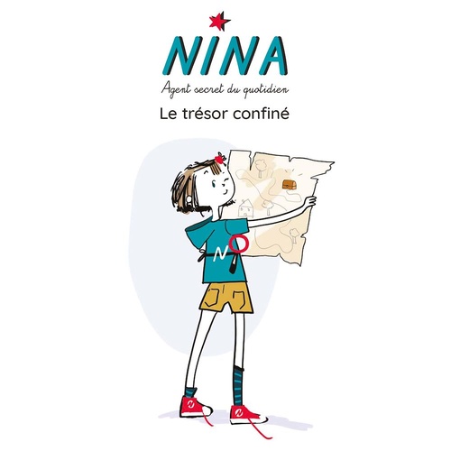audiobook cover of NINA Le Trésor confiné, by Catherine Verlaguet
