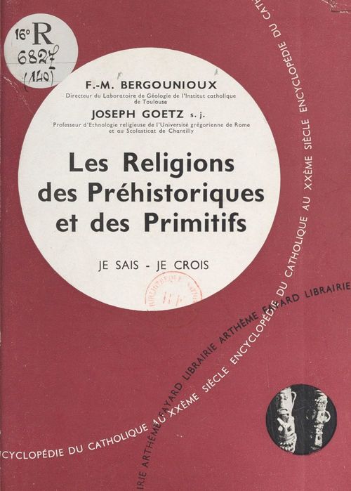 Couverture ebook de Religions non chrétiennes et quêtes de Dieu (14), de Frederic-Marie Bergounioux, Joseph Goetz