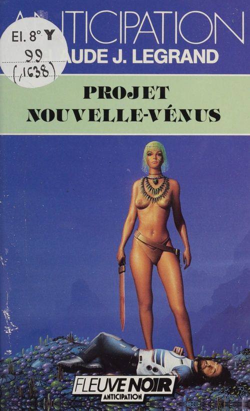 Couverture ebook de Projet Nouvelle-Vénus, de Claude J. Legrand
