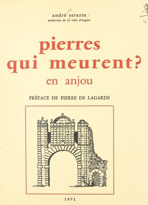 ebook cover of Pierres qui meurent ?, by Andre Sarazin
