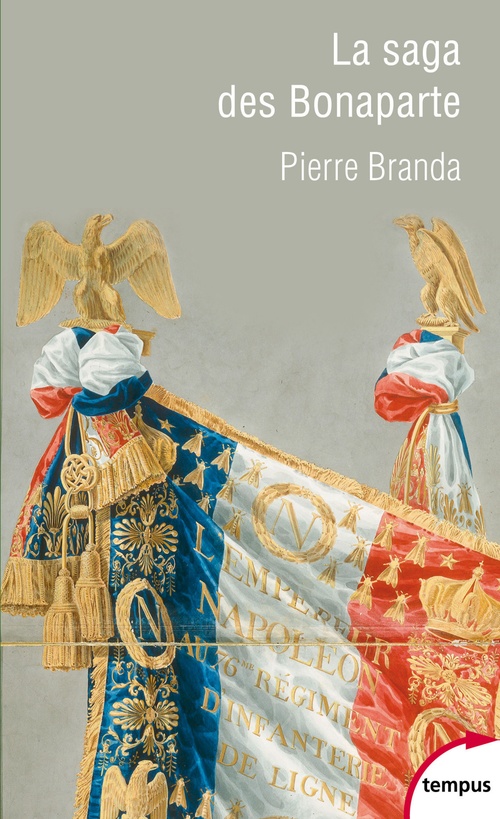 Couverture ebook de La saga des Bonaparte, de Pierre Branda