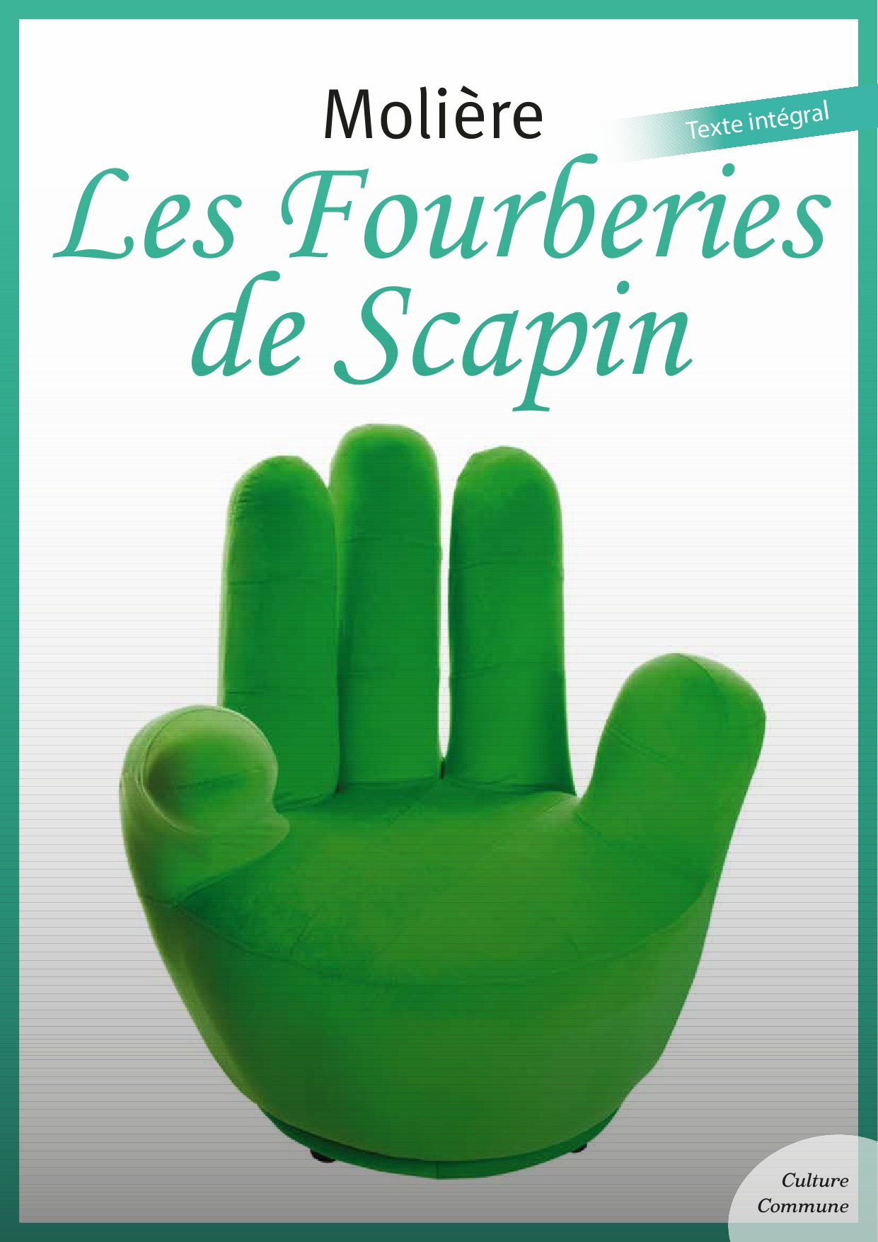 ebook cover of Les Fourberies de Scapin, by Molière