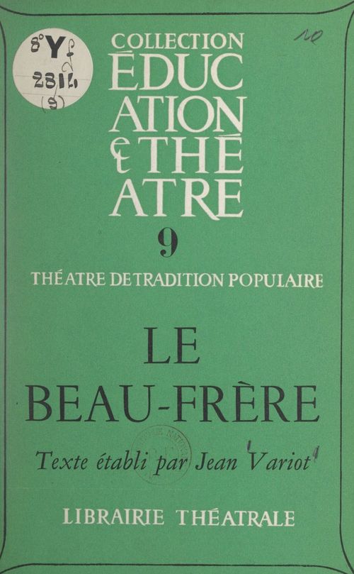 ebook cover of Le beau-frère, by Jean Variot