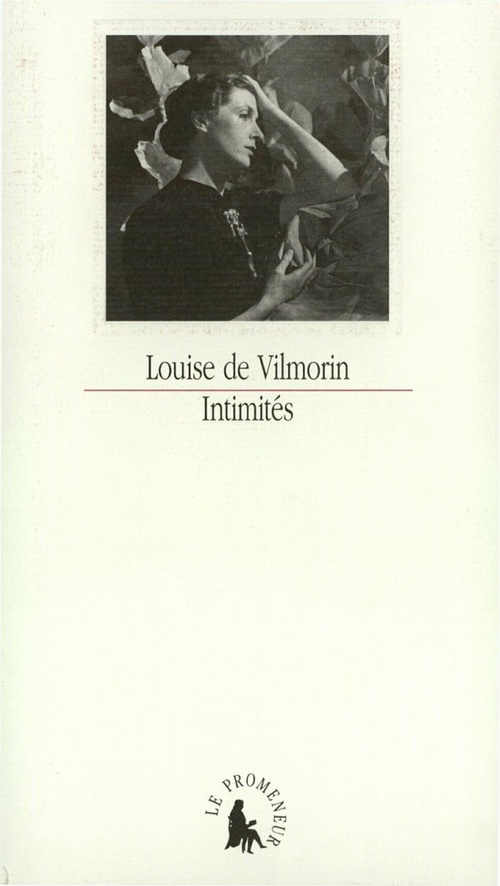 Couverture ebook de Intimités, de Louise de Vilmorin