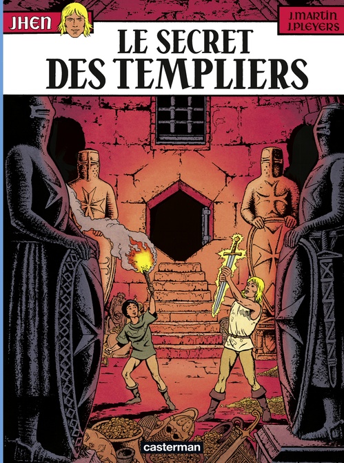 Couverture ebook de Jhen (Tome 8) - Le Secret des Templiers, de Jacques Martin, Jean Pleyers