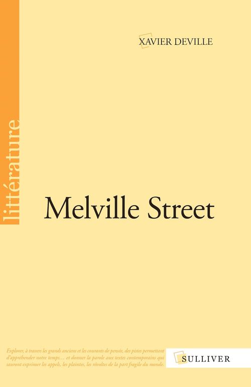 Couverture ebook de Melville Street, de Xavier Deville