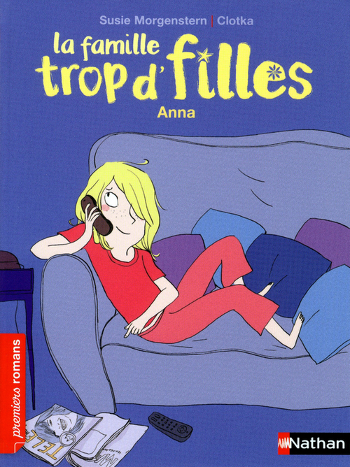 Couverture ebook de La famille trop d'filles: Anna, de Susie Morgenstern, Clotka