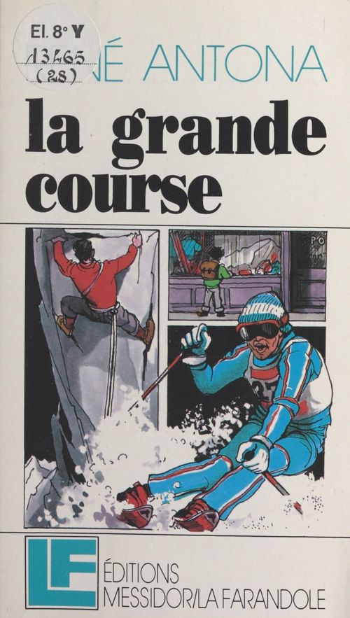 Couverture ebook de La grande course, de Rene Antona