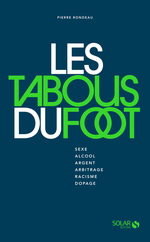 Couverture ebook de Les tabous du foot, de Pierre Rondeau