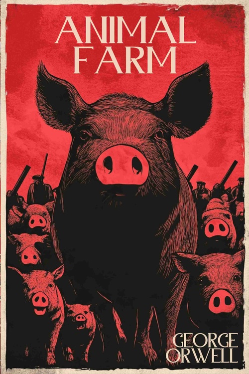 Couverture ebook de Animal Farm, de George Orwell