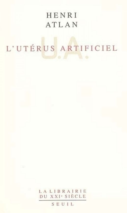 ebook cover of L'Utérus artificiel, by Atlan Henri