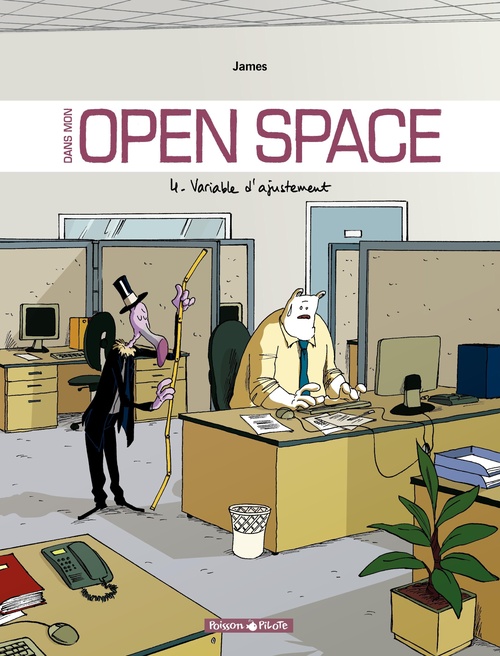Couverture ebook de Dans mon Open Space - Tome 4 - Variable d'ajustement, de James