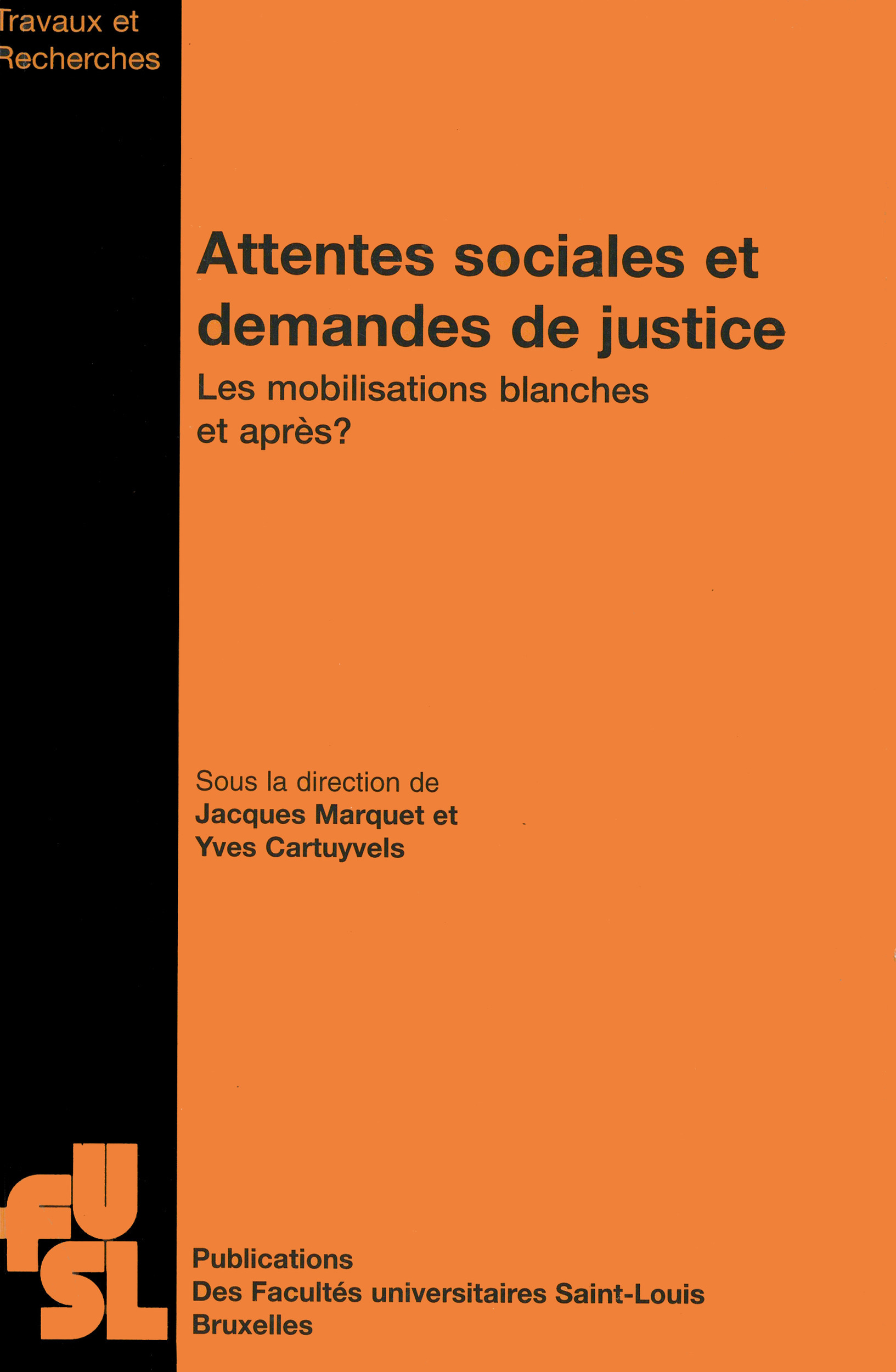 ebook cover of Attentes sociales et demandes de justice, by