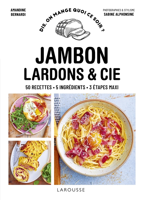 Couverture ebook de Jambon, bacon, lardons & cie, de Amandine Bernardi