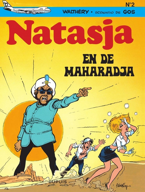 Couverture ebook de Natasja en de Maharadja, de Walthery/Gos