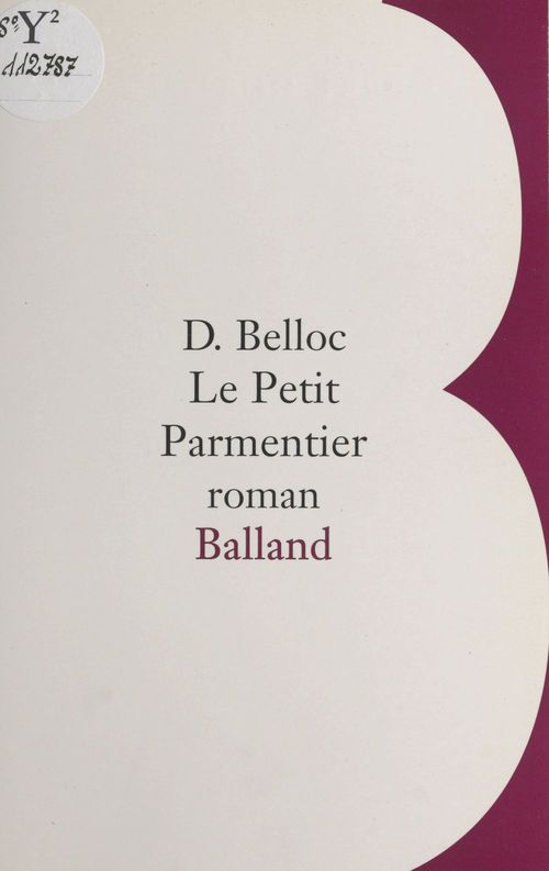 ebook cover of Le petit Parmentier, by Denis Belloc