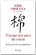 Couverture ebook de Voyage aux pays du coton, de Erik Orsenna
