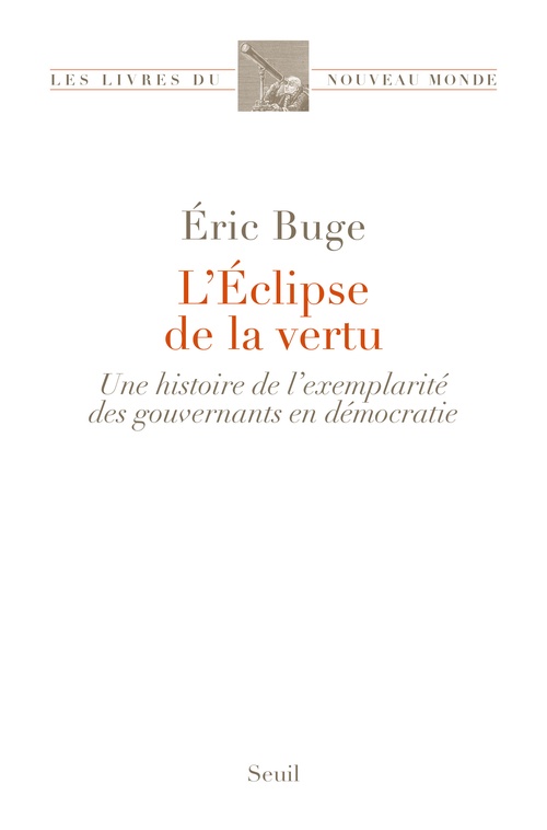 ebook cover of L'Éclipse de la vertu, by Eric Buge