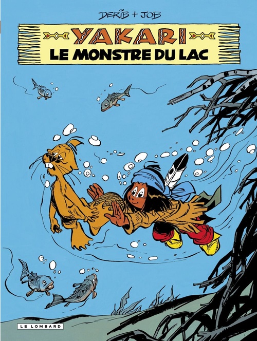 ebook cover of Yakari - Tome 17 - Le Monstre du lac, by Job, Derib