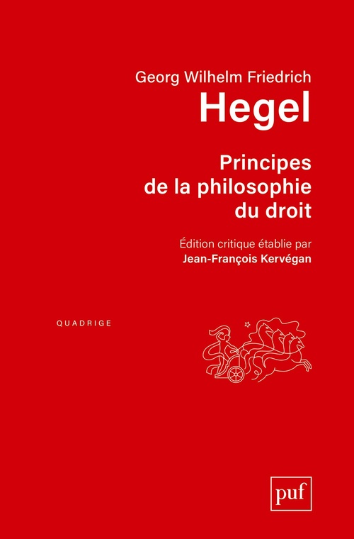 ebook cover of Principes de la philosophie du droit, by Georg Wilhelm Friedrich Hegel