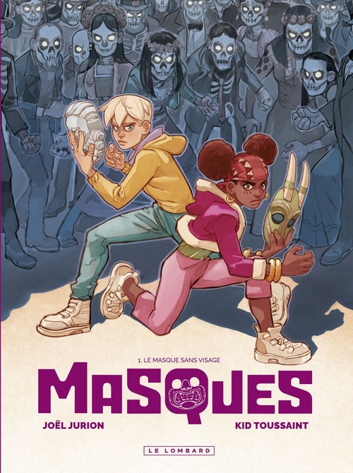 Couverture ebook de Masques - Tome 1 - Le Masque sans visage, de Kid Toussaint