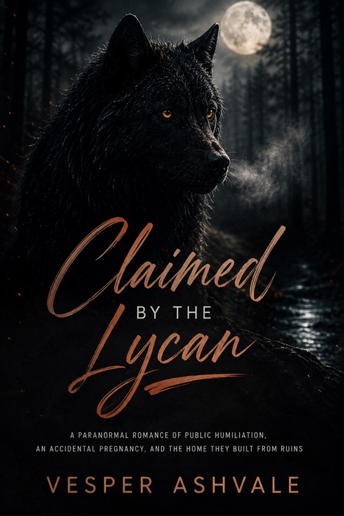ebook cover of Claimed by the Lycan, by Vesper Ashvale