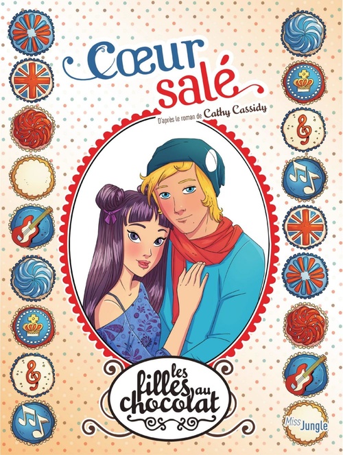 ebook cover of Les filles au chocolat - Tome 7 - Coeur salé, by Véronique Grisseaux, Raymond Sébastien, Sebastien Grisseaux, Anna Merli