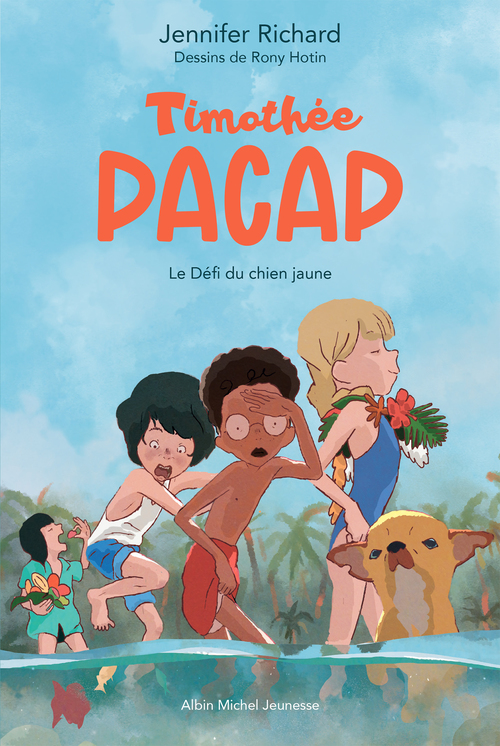 Couverture ebook de Timothée Pacap - tome 2 - Le Défi du chien jaune, de Jennifer Richard