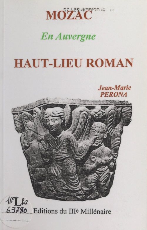 Couverture ebook de Mozac en Auvergne, haut-lieu roman, de Jean-Marie Perona