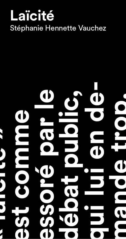 ebook cover of Laïcité, by Stéphanie Hennette Vauchez