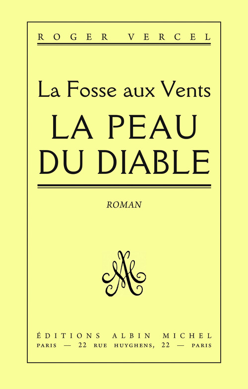 ebook cover of La Peau du Diable, by Roger Vercel