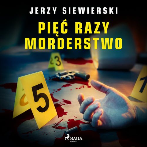 audiobook cover of Pie´c razy morderstwo, by Jerzy Siewierski