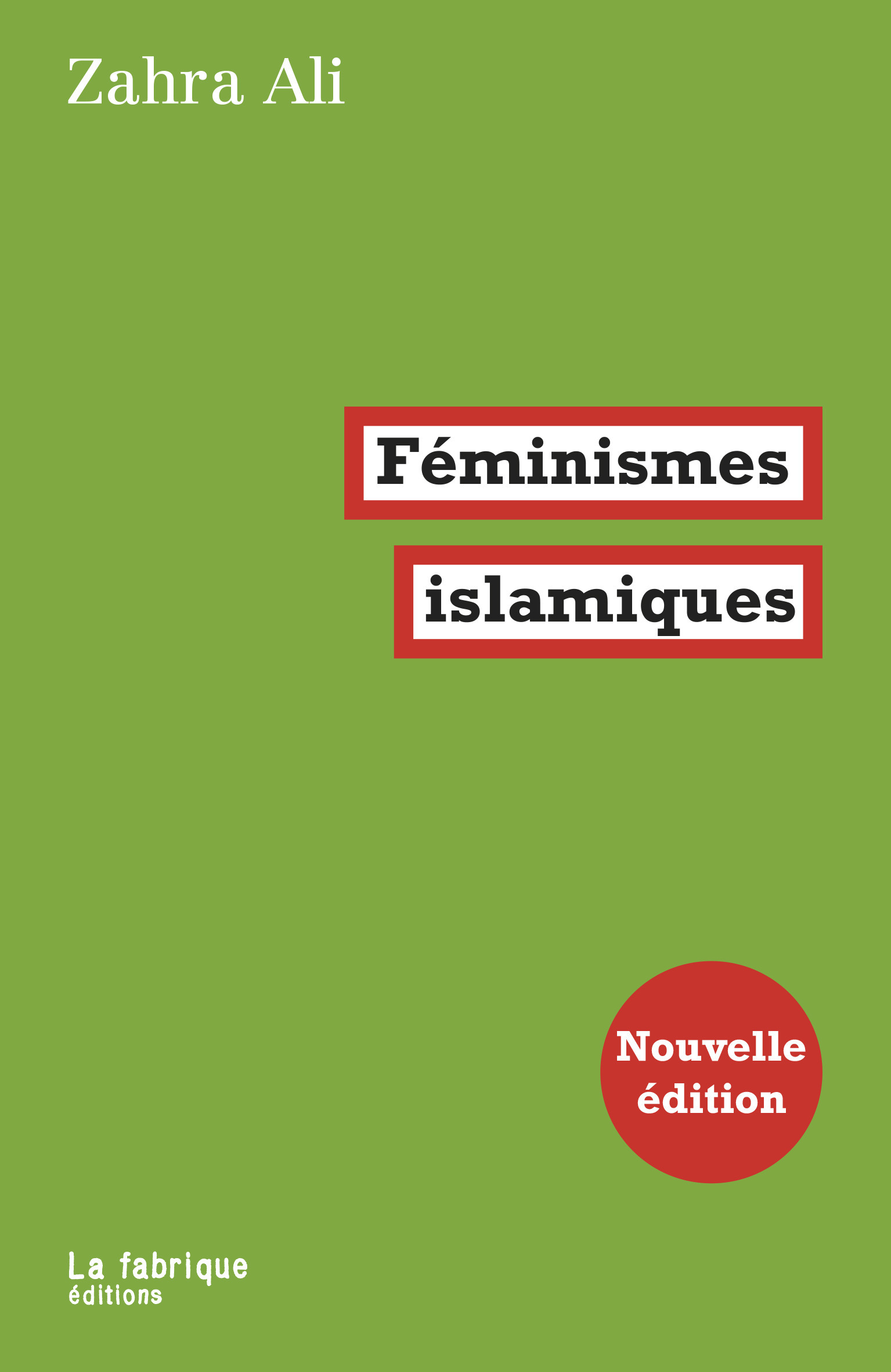 ebook cover of Féminismes islamiques, by Zahra Ali