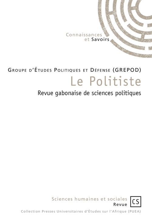 Couverture ebook de Le Politiste, de Patrice Moundounga Mouity